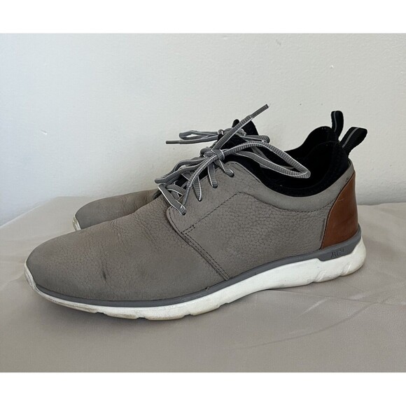 Johnston & Murphy XC4 Prentiss Plain Toe Waterproof Sneaker, Gray Nubuck- 9.5 - Picture 2 of 10